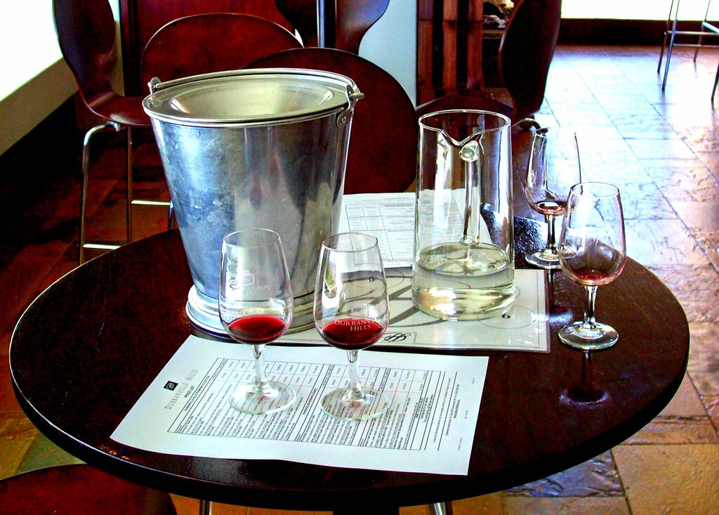 Wine Tasting set up