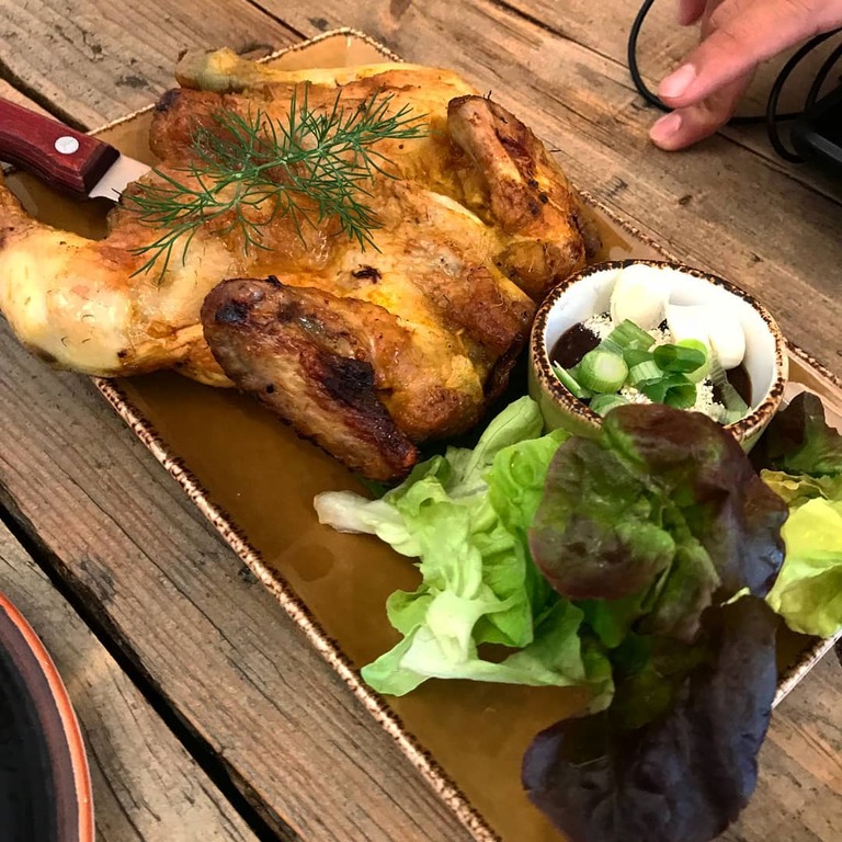 best laotian dishes | ping kai (grilled chicken)