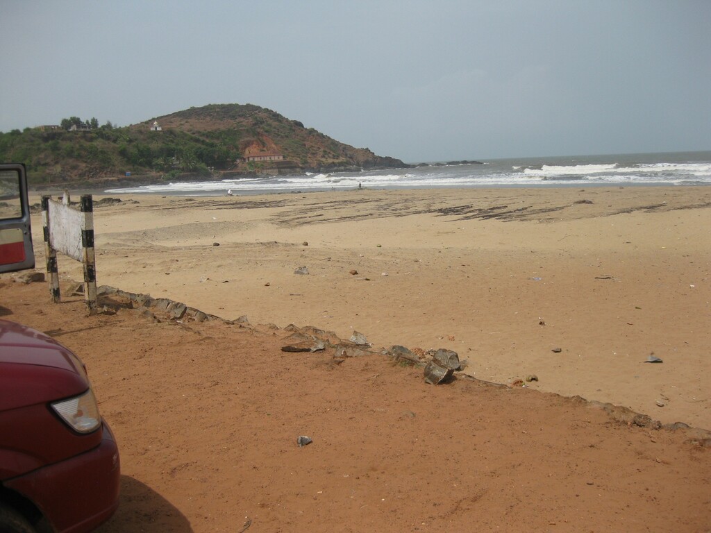 Cit beach at Gokarna opposite to Mahabaleshvar temple