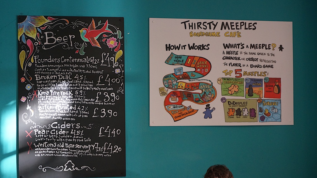 At Thirsty Meeples in Oxford