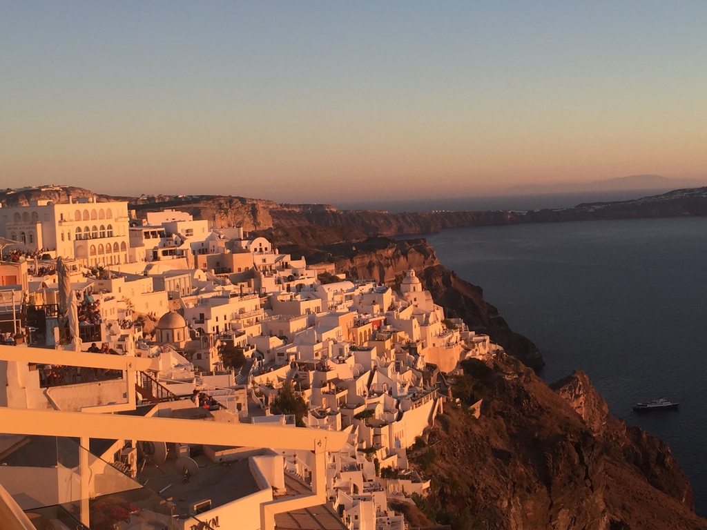 Sunset in Fira