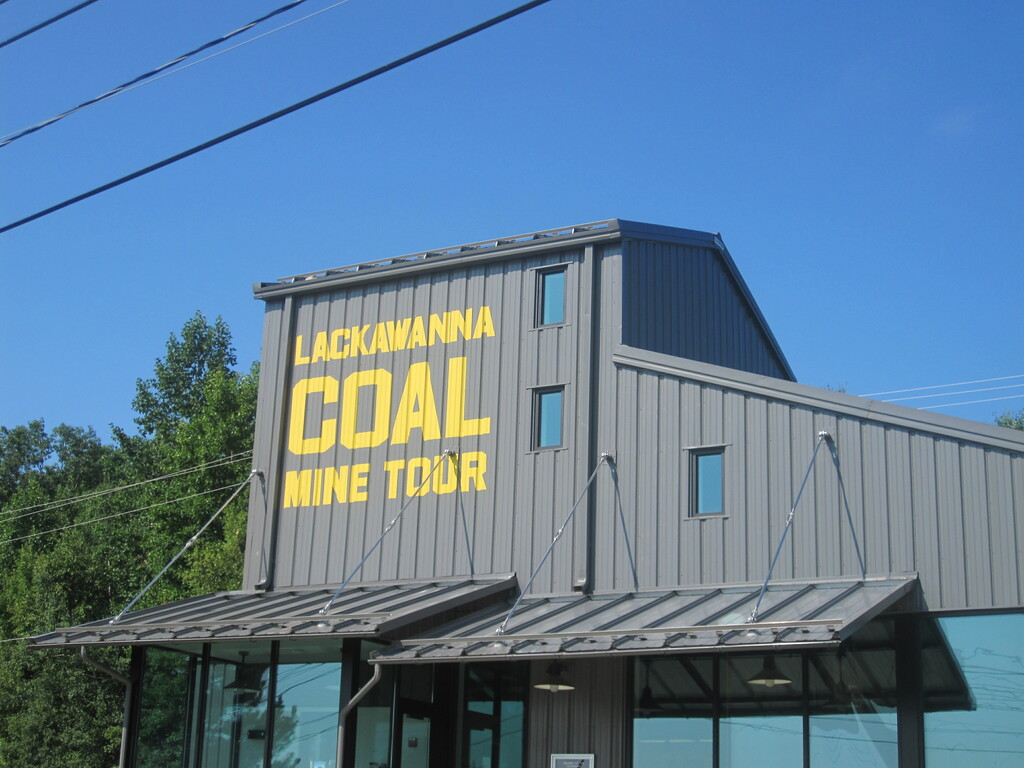 Lackawanna Coal Mine Tour sign IMG 1553
