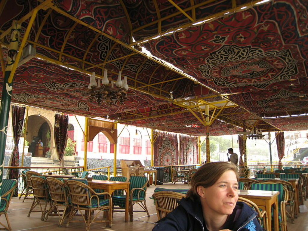 Flickr - schmuela - Ellen, inside the Aswan Moon