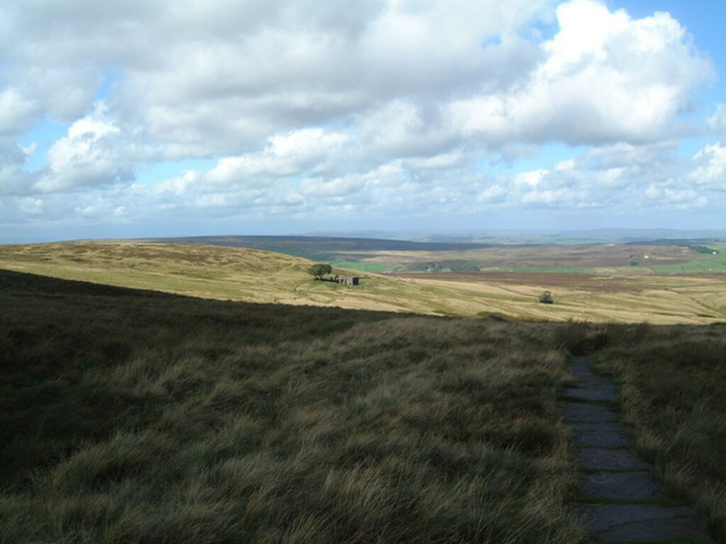 Pennine Way crossing Haworth Moor - geograph.org.uk - 364871