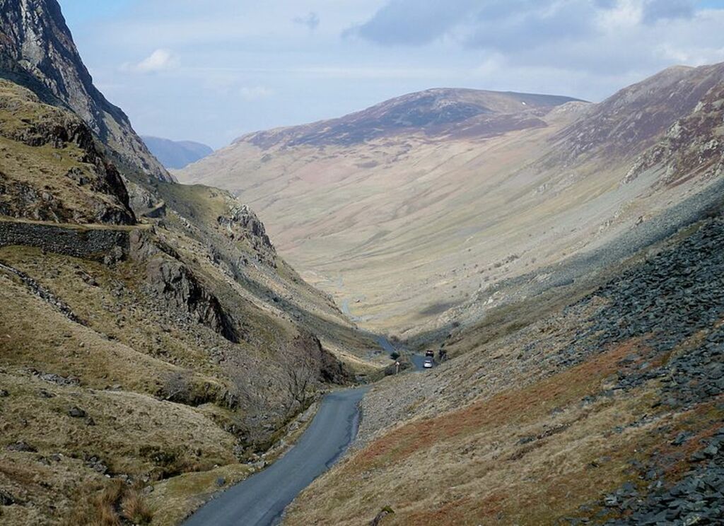The Honister Pass, looking west