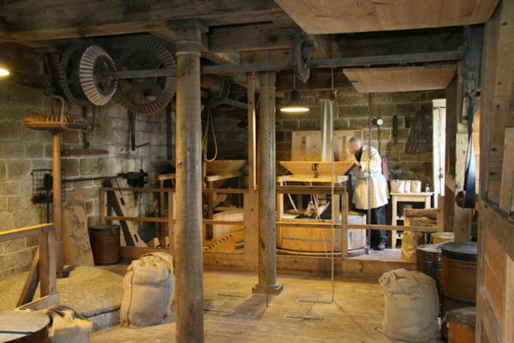 Stainsby Mill - stone floor