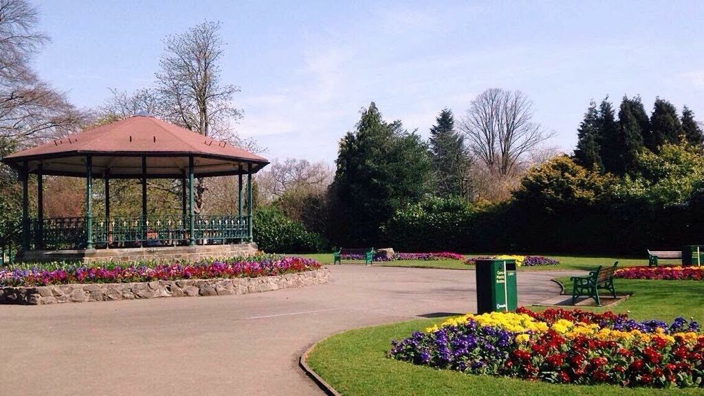 Bandstand at the Queens Park in Loughborough