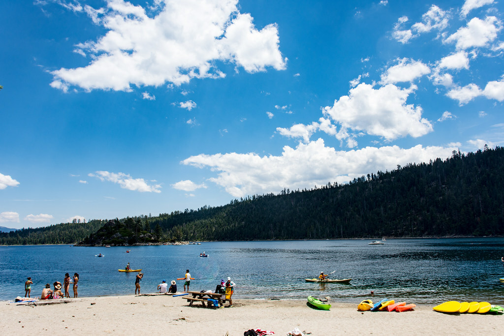 Emerald Bay beach - Lake Tahoe CA
