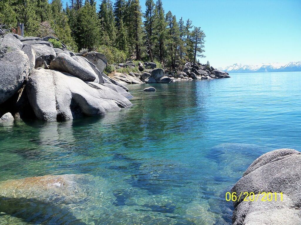 Lake Tahoe on the Nevada shore