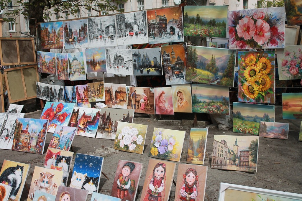 Take a pick at the paintings displayed
