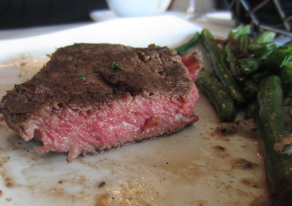 Steak sous vide at Varanese