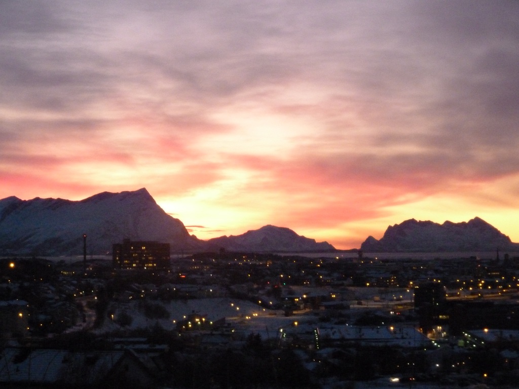 Bodø from Rønvikfjellet