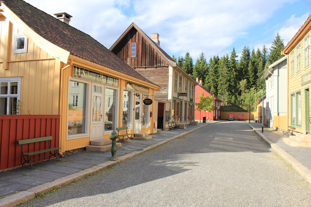 Gammel bygate på Maihaugen
