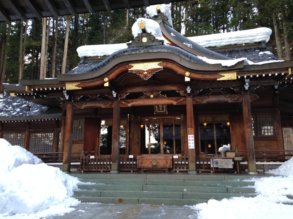 Haiden of Sakurayama Hachiman Shrine
