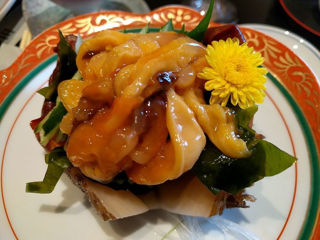Sea Pineapple Sashimi