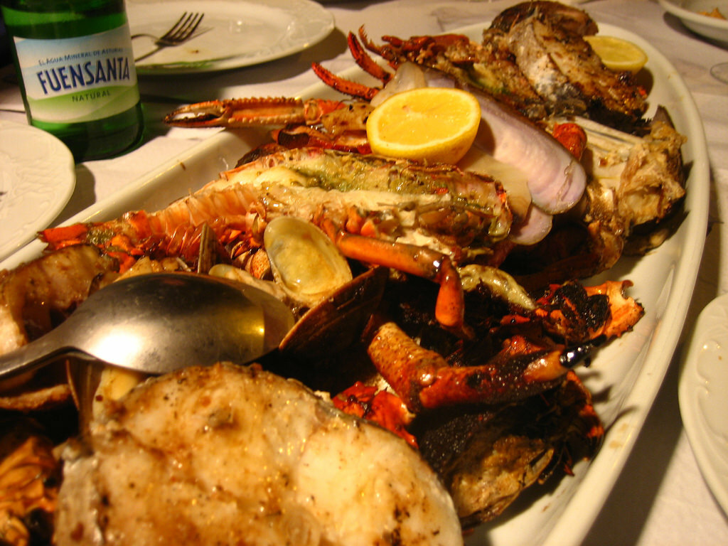 Seafood platter