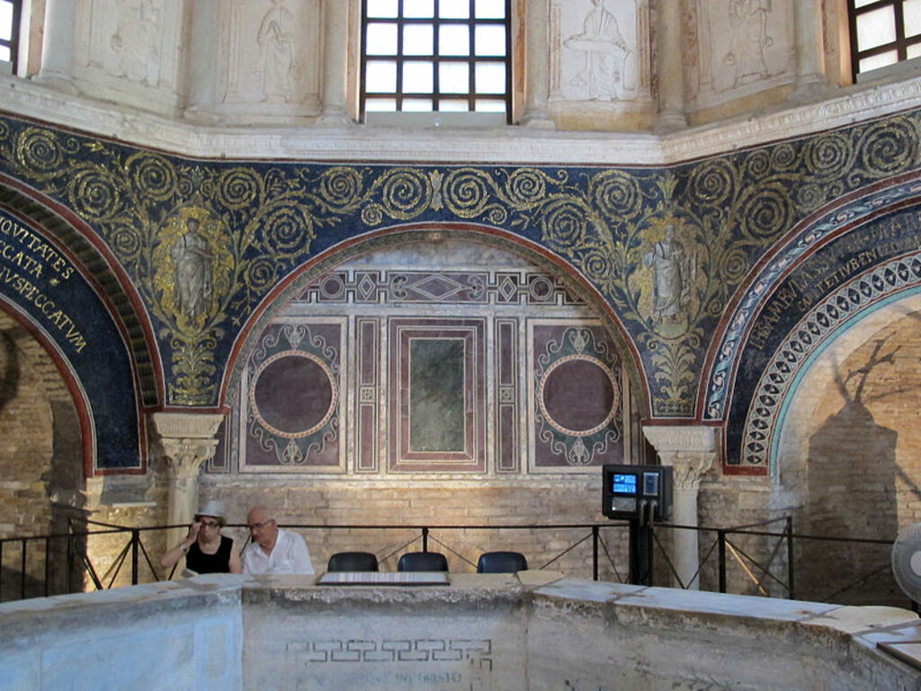 Battistero neoniano, int., lunette 07