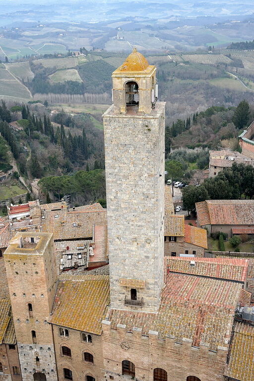 San Gimignano - Torre rognosa da torre grossa