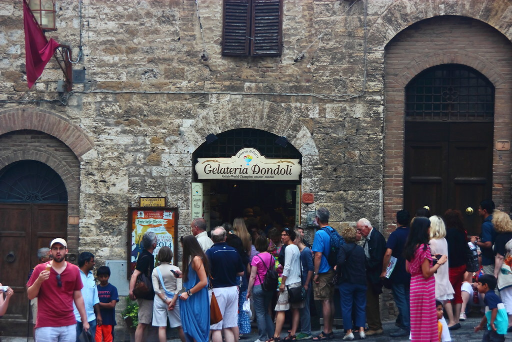 Gelateria Dondoli in San Gimignano