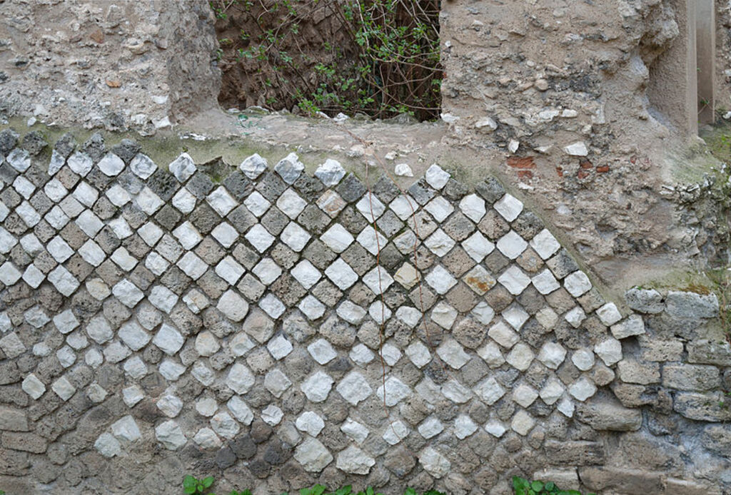 Remains of the Roman amphitheater of Terni