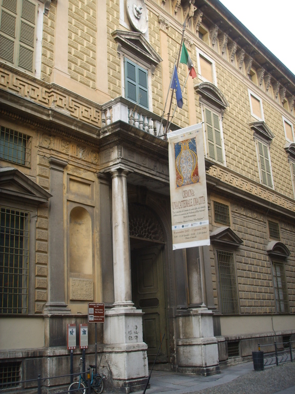 Cremona, museo civico, entrata