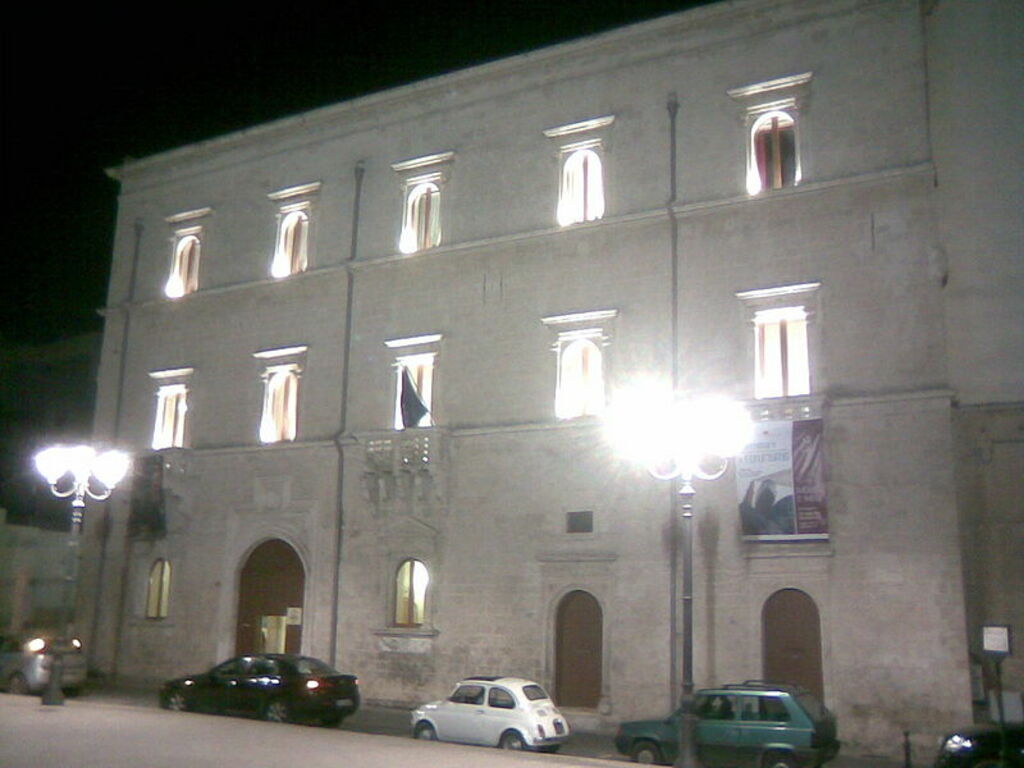 Palazzo Granafei-Nervegna notte dopo convegno