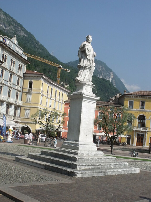 Riva del Garda - Statue of San Giovanni Nepomuceno