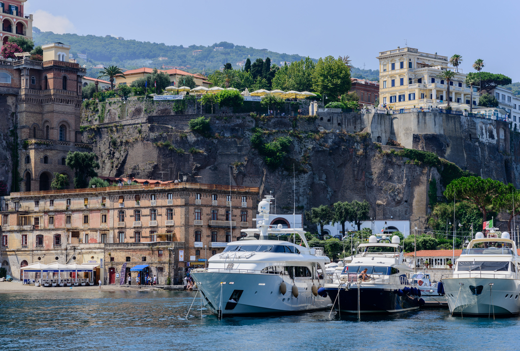 Ferry and yacht port of Sorrento
