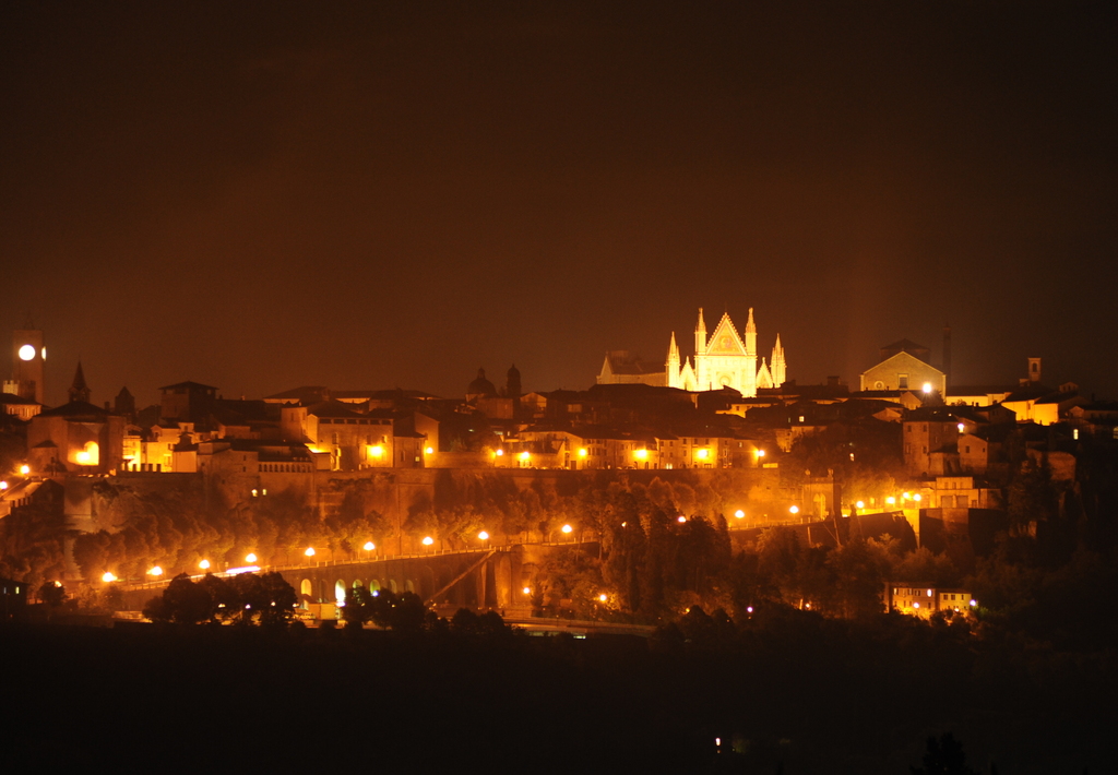 Orvieto at night