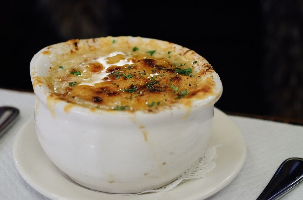 Onion soup, Balthazar
