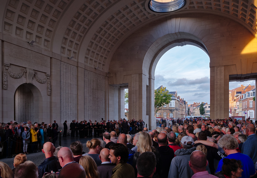 Last Post ceremony at the Menin Gate in Ypres (DSCF9452)