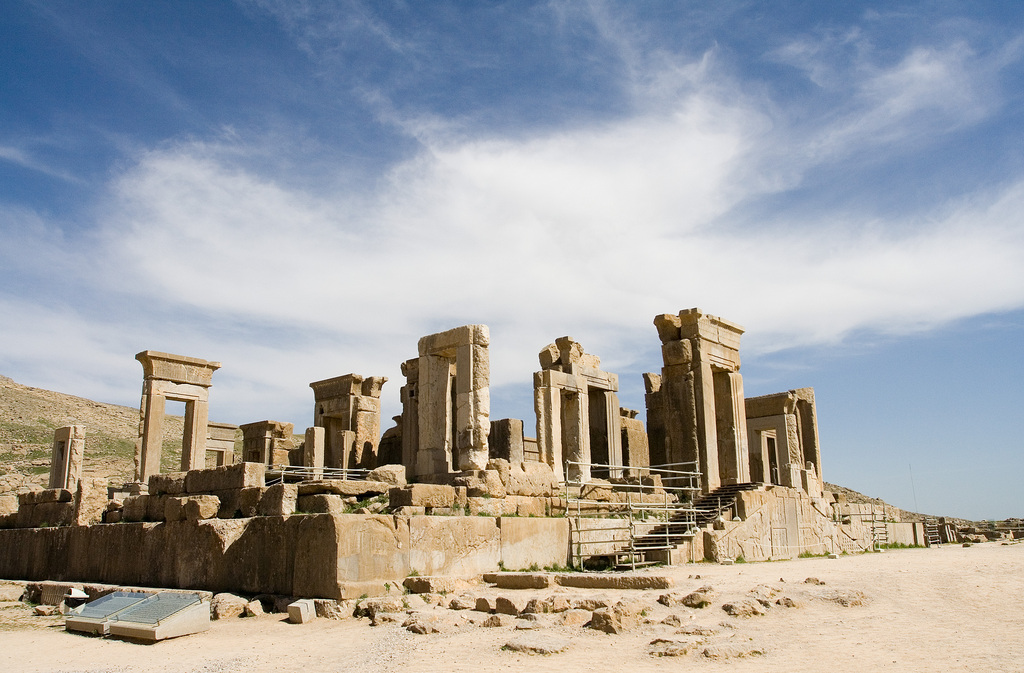 Ancient palace in Persepolis, Iran