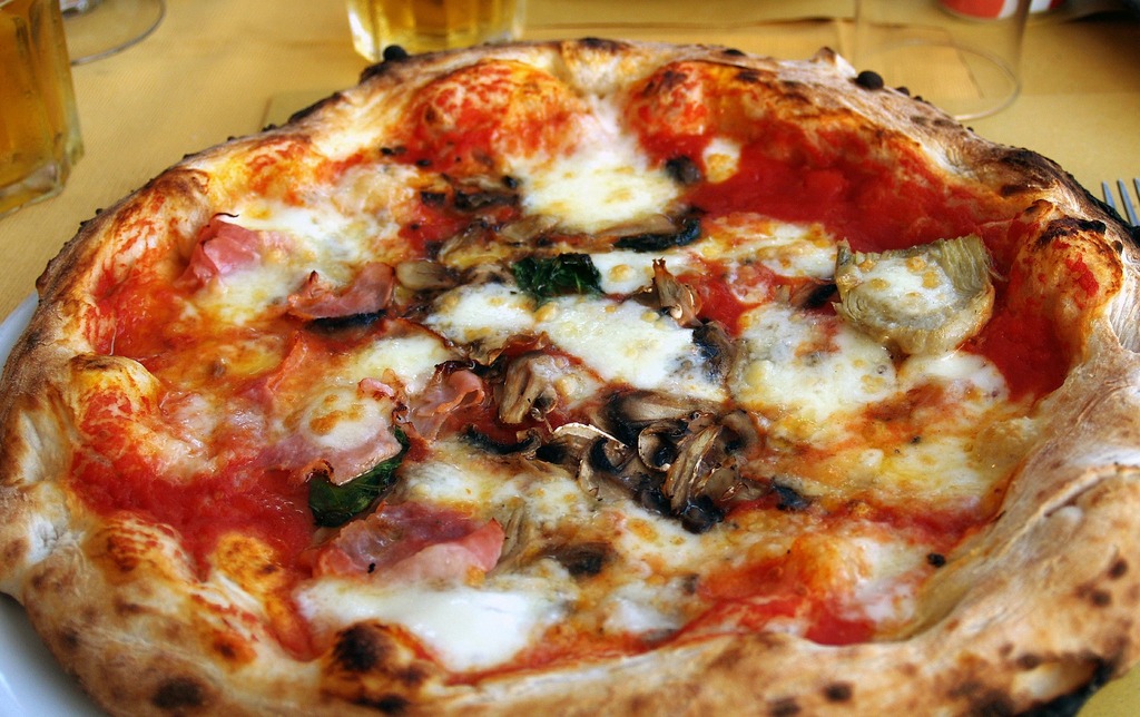 Delicious pizza awaits you