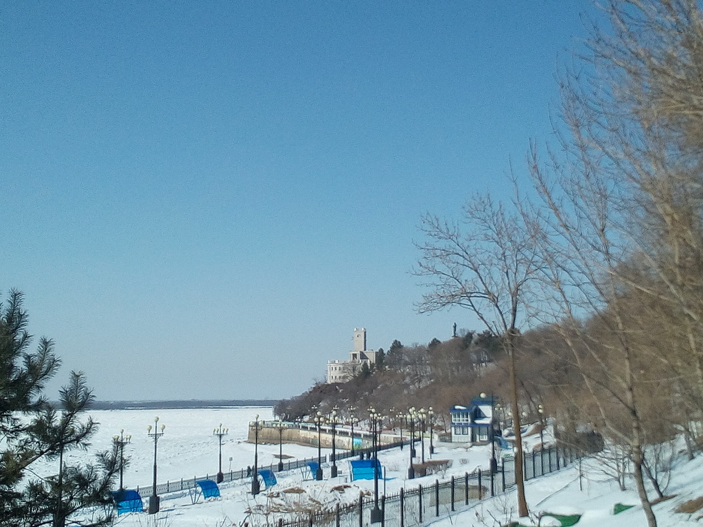 Amur's promenade Khabarovsk