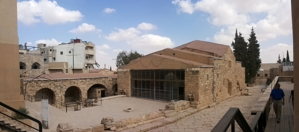 Madaba Archaeological park Panorama JO