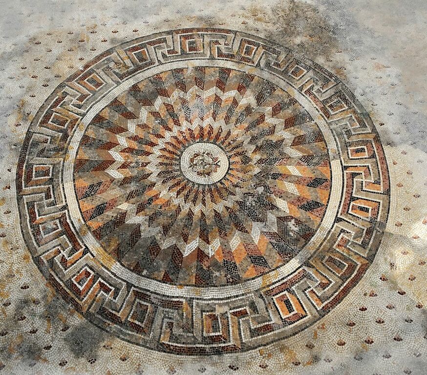 Byzantine church in Nahariya - Rosetta Mosaic 