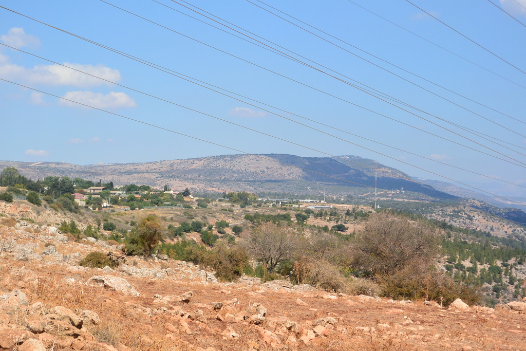 View along Naftali Mountains
