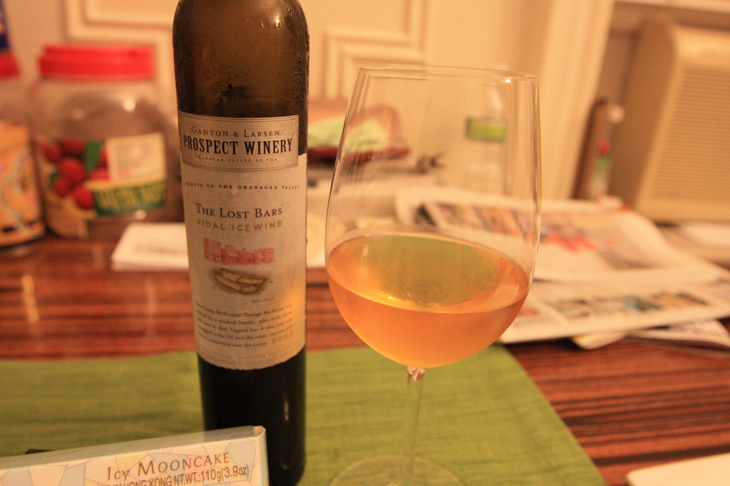 Vidal ice wine from Okanagan Valley