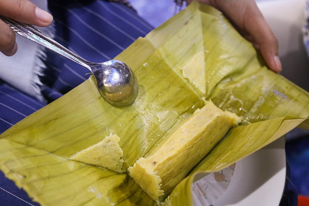 Barongko hendak dimakan