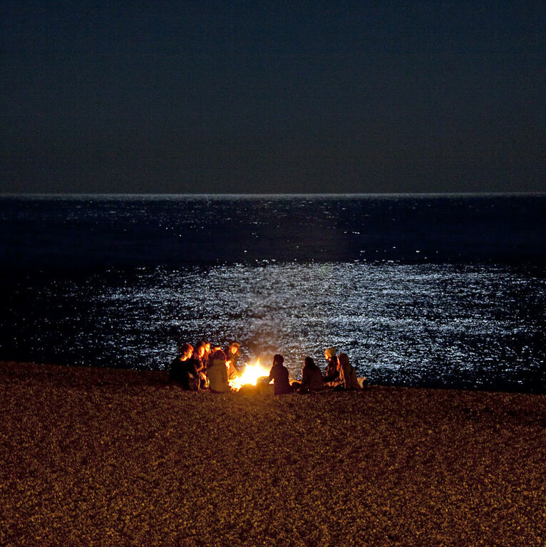 Late night beach party (5548290904)