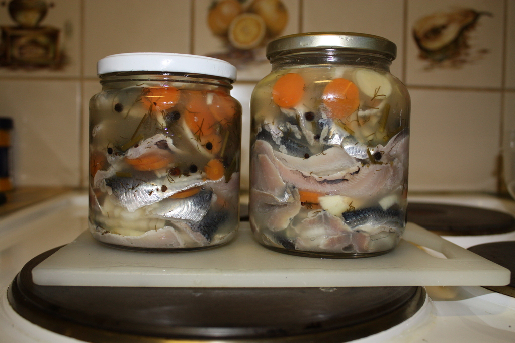 Marinated herring