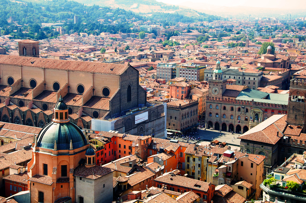 Bologna seen from Asinelli tower