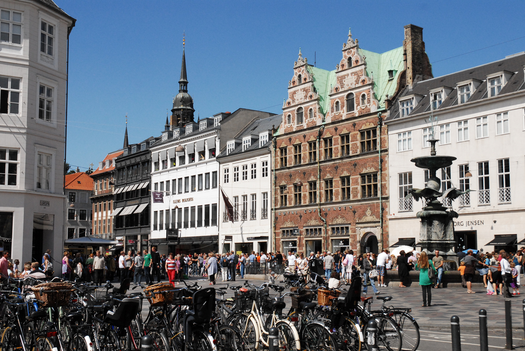 Streets of Copenhagen, Denmark, Northern Europe