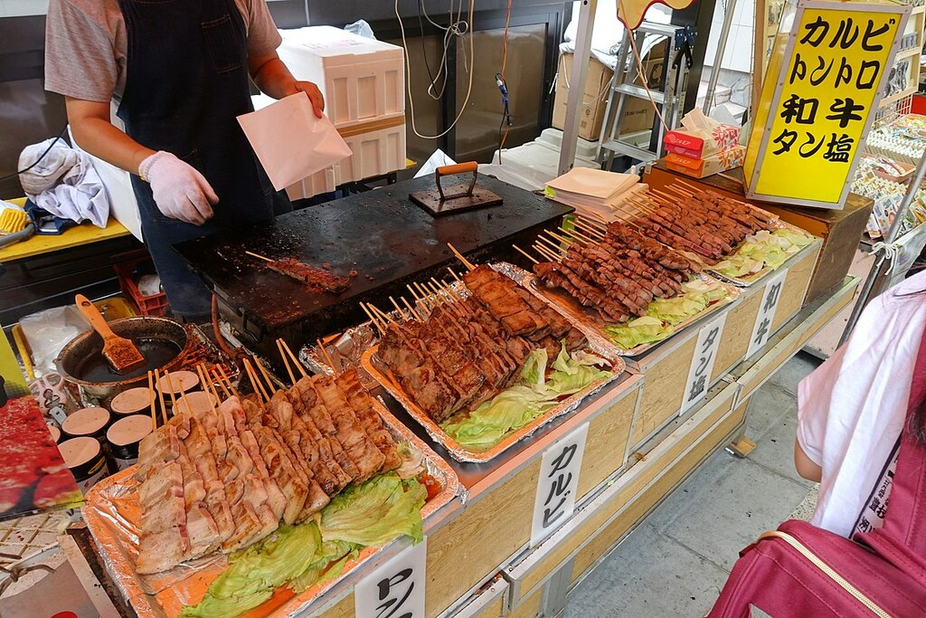 Street food - Fukagawa Matsuri - Tokyo, Japan - DSC05194
