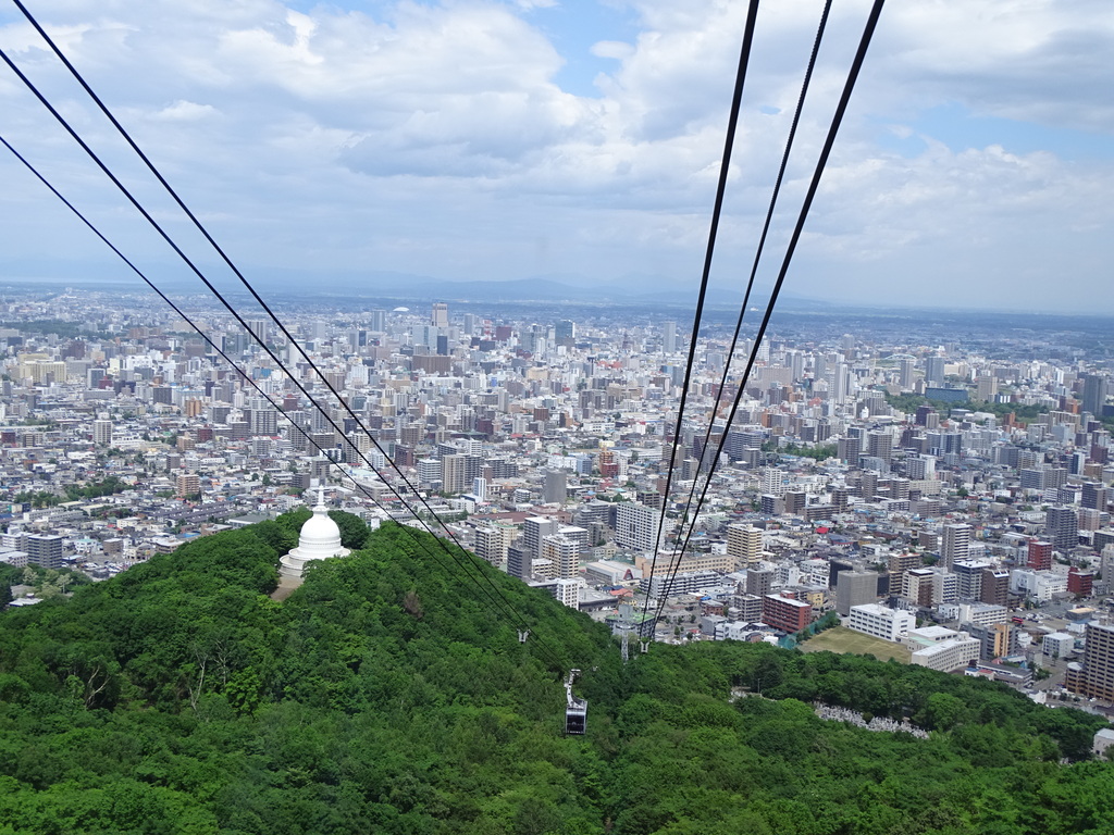 Cable Car (Ropeway) to Mount Moiwayama - Sapporo - Hokkaido - Japan 