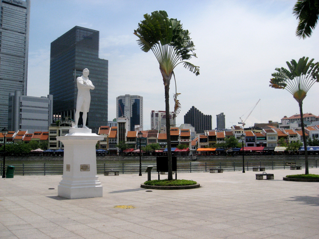 Raffles landing site