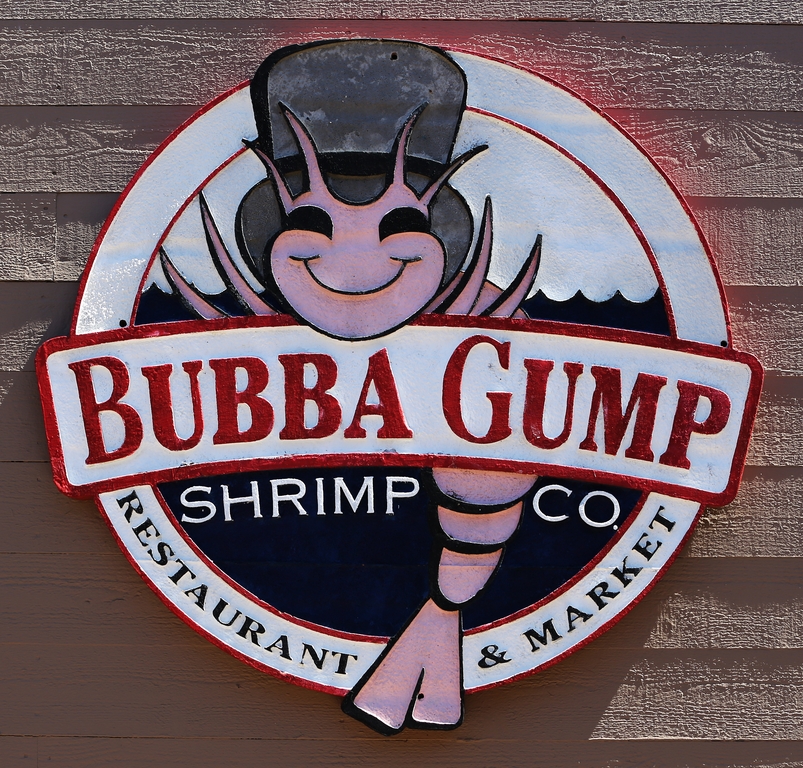 Sign of Bubba Gump Shrimp Company