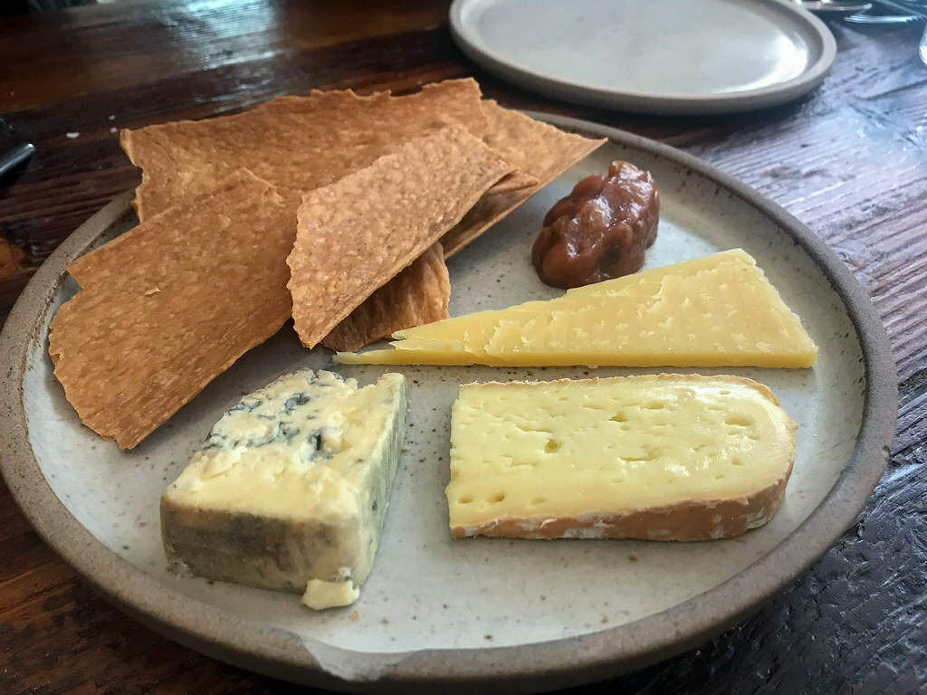 Selection of Irish cheeses 