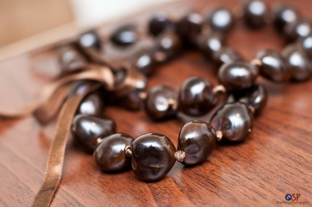 285/365 - 10/12/11 - Hawaiian Kukui Nut Necklace