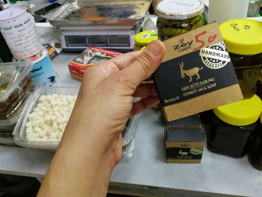 Donkey milk soap